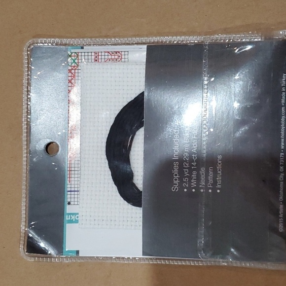 Bucilla Cross stitch trio 2 small kits snap embroidery hoop - Picture 6 of 6